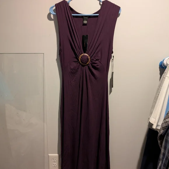 BCBG Sleeveless Purple Dress NWT Size Large 12/14 - Picture 1 of 4